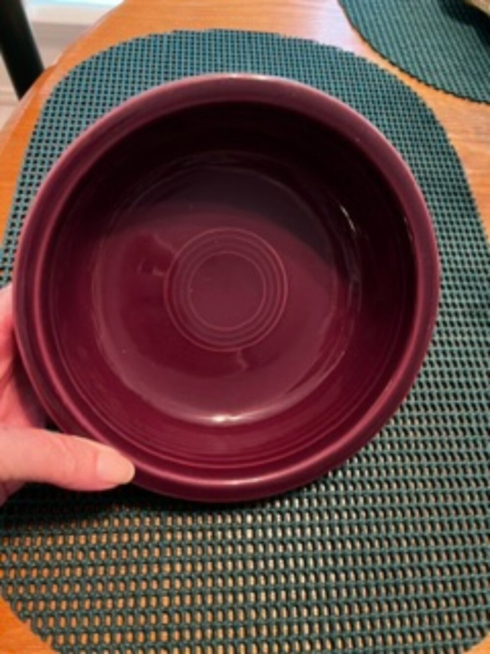 Fiesta Ware Heather 7 inch bowl